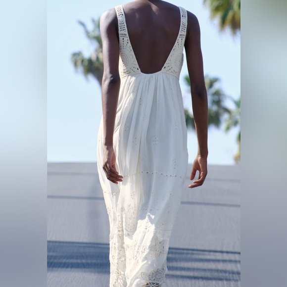 Zara CROCHETED DRESS LIMITED EDITION - Picture 9 of 10